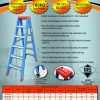 Winner Certified Fiberglass Double-Sided Ladder