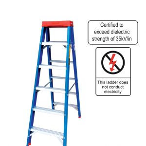 Winner Fiberglass Double-Sided TanglePruf® Ladder