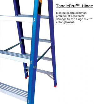 Winner Fiberglass Double-Sided TanglePruf® Ladder