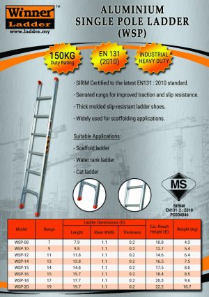 Winner Single Pole Ladder